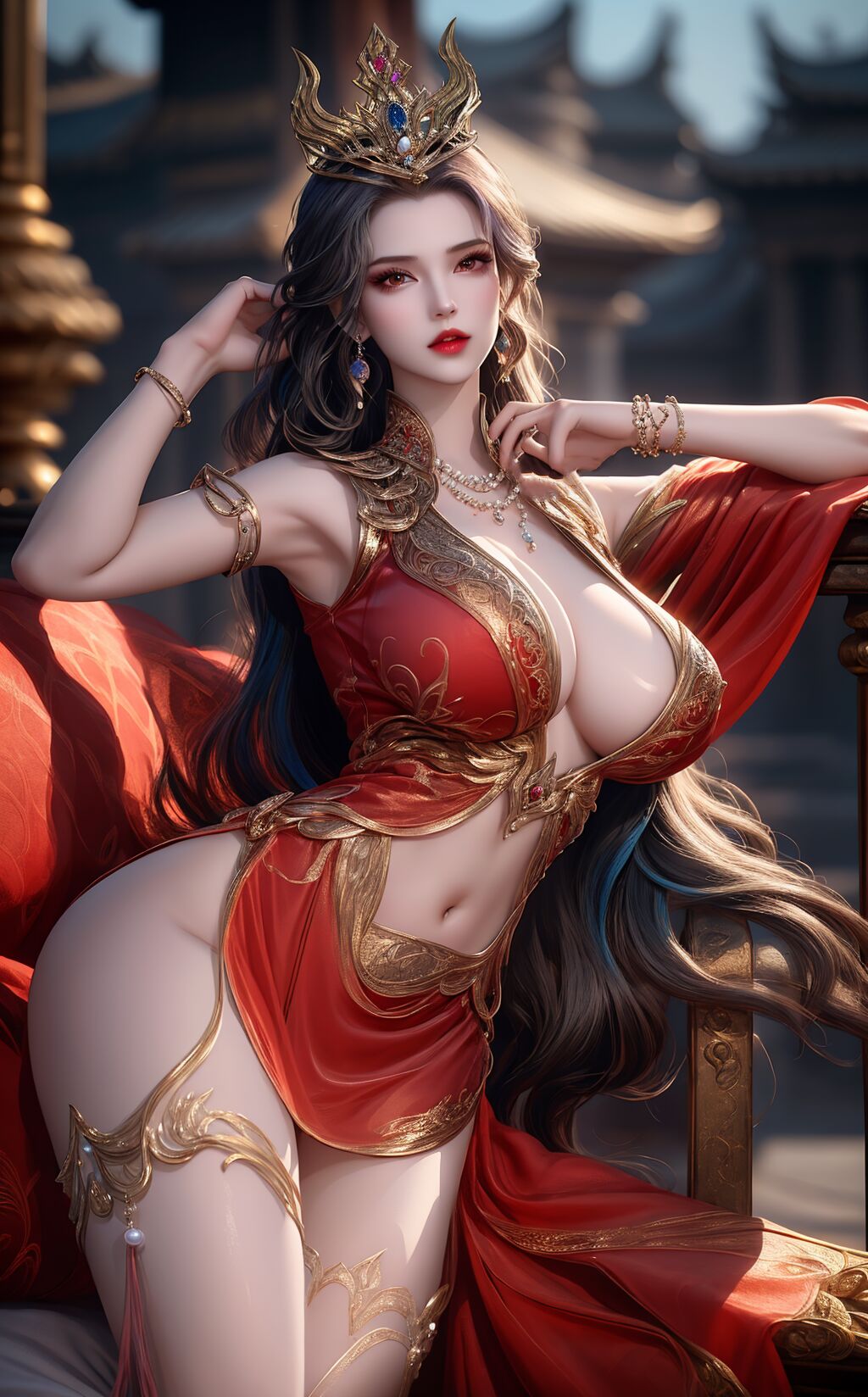 [AI Generated] Douluo Dalu Bibi Dong’s imperial concubine outfit